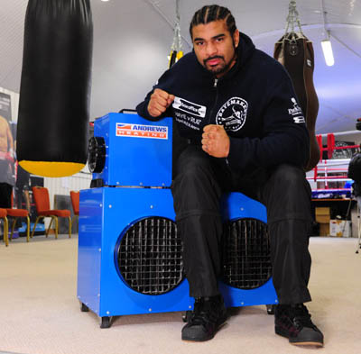 David Haye Electric Heater Hire