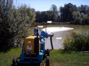 CDATA[One of the most renowned fishing lakes in Britain suffered with a number of fish and plant deaths recently as the algae in the lake began to decay and rot, inevitably resulting in an oxygen shortage within the lake.
Being the UK’s foremost pump supplier, Sykes Pumps were on site within a few hours, installing two 6” Venturi Aerators on each side of the lake. This proved effective as fewer fish were dying.
Mark Warner, Pump Sales Engineer, stated this solution “saved the fishery business and the customer was extremely grateful for our expertise”. Sykes Pumps has extensive experience in environmental industries and supply premium reliable equipment to cover every possible situation.
![Venturi Aerator Venturi Aerator