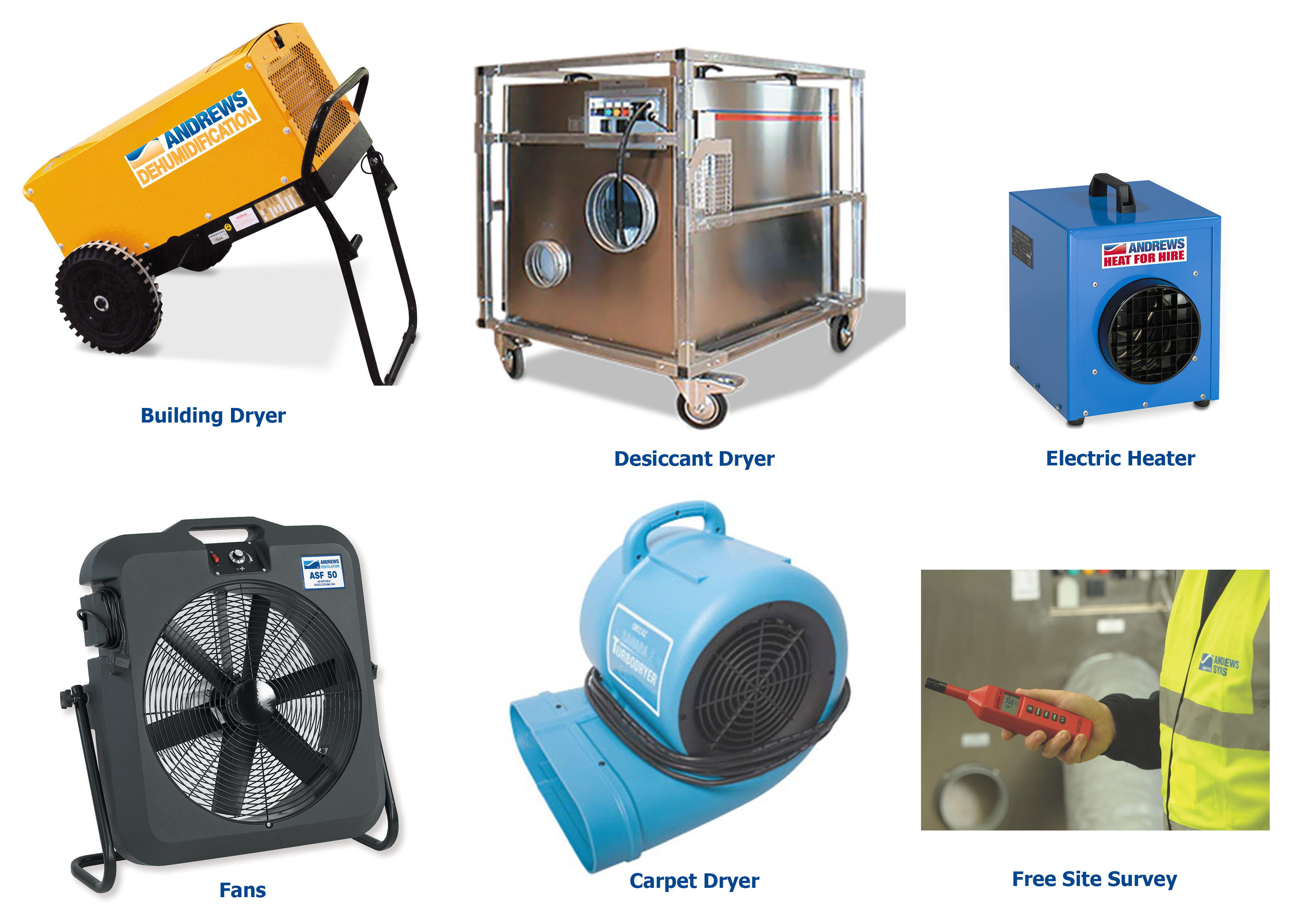 CDATA[To help the thousands of people in the UK affected by floods who are uncertain how to effectively dry out their property safely, Andrews Dehumidification are pleased to provide the following tips:
Use a powerful industrial dehumidifier – small domestic dehumidifiers sold by high street retailers are usually designed to keep a building dry, but do not always have the capacity to dry out a building affected by a flood.
Use a trusted supplier – ensure you choose a trusted supplier that has industry related accreditations and can provide a local service, unfortunately there are many unreliable suppliers in the flood damage business.
Hire rather than buy? – it is often financially beneficial and more convenient to hire a dehumidifier rather than purchase a unit, but once again ensure you choose a reputable supplier to ensure that the equipment delivered is safe and ready for operation.
Consider using fans and heaters – these can assist the drying process when used in conjunction with a dehumidifier, warm air holds more moisture and accelerates the drying process. Fans can help circulate the dry air and access difficult areas. Carpet dryers are also effective when drying flooring.
Keep the building sealed – windows and doors should be kept closed as much as possible whilst the dehumidification process is in operation.
Removing condensate – the moisture taken out of the air is referred to as condensate, this moisture needs to be collected into a container or removed from the room via a small drain tube.
![Andrews Sykes services