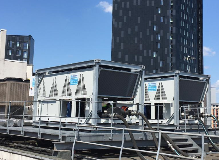 Case study: Andrews scales dizzy heights with hospital chiller hire