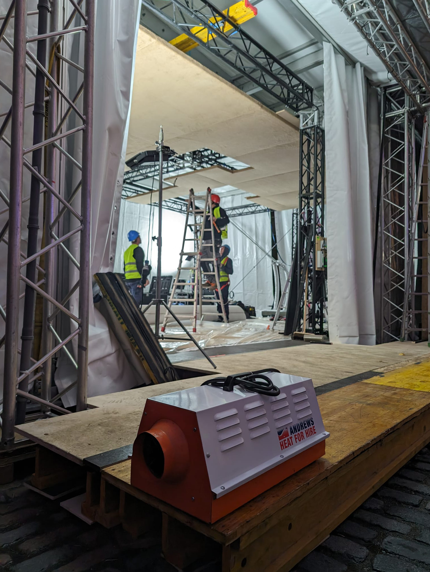 heating for events