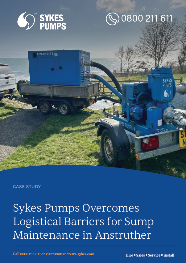 First page of Sykes Pumps Overcomes Logistical Barriers for Sump Maintenance in Anstruther