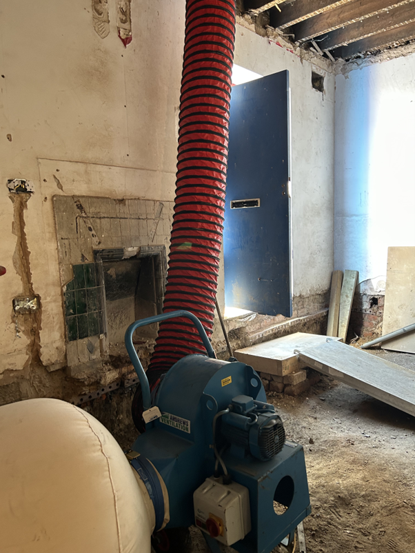 Dust troubles resolved thanks to Andrews Ventilation