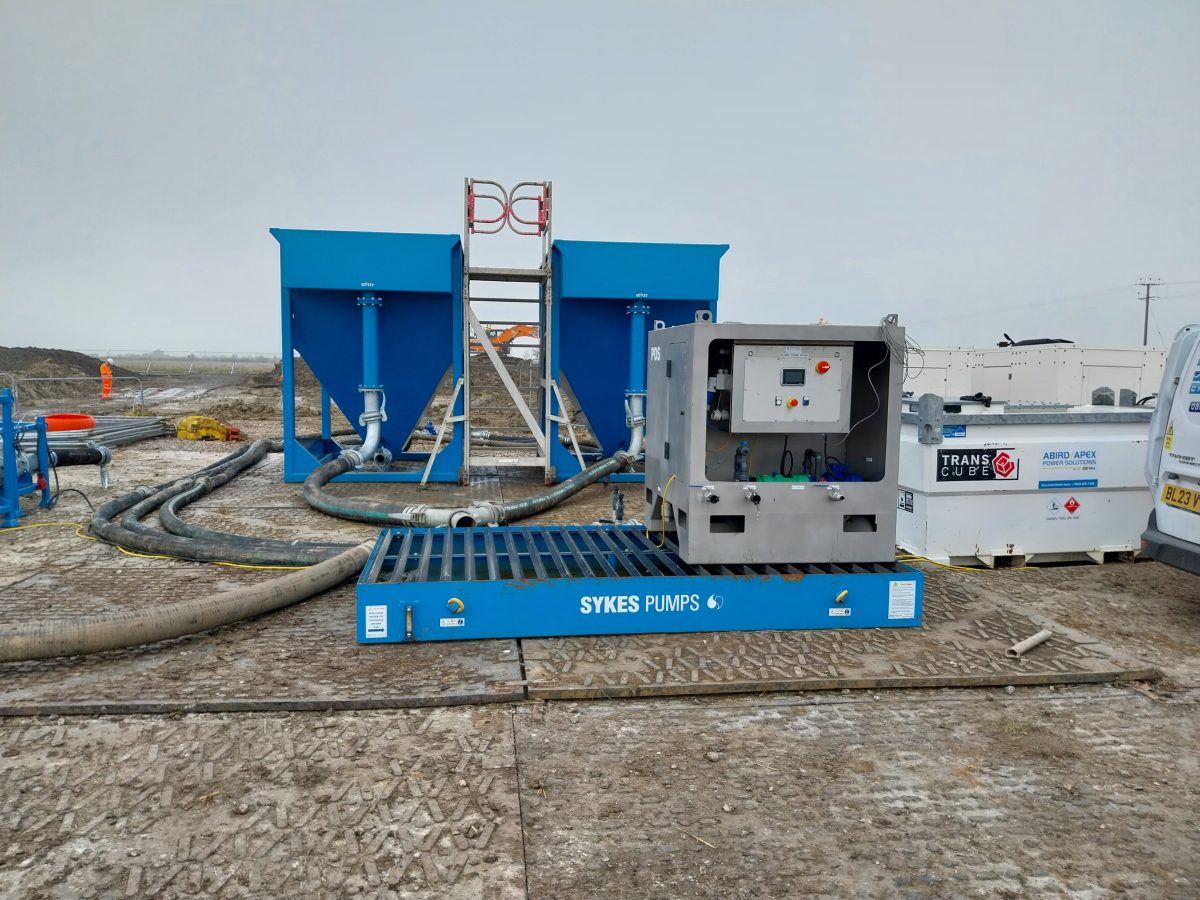 Sykes Pumps Assists in Dewatering Operations for New South East Reservoir Construction
